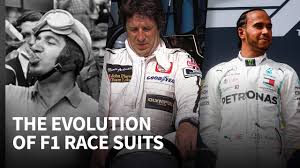I know more mls fans than nascar fans. How F1 Race Suits Have Changed Over Seven Decades Youtube