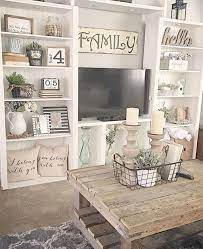 46 The Best Living Room Decoration Ideas With Rustic Farmhouse Style Trendehouse Farmhouse Decor Living Room Farm House Living Room Shelf Decor Living Room