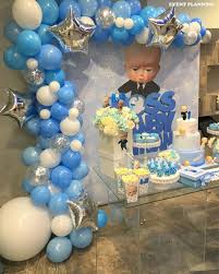 Black Boss Baby Baby Shower Decorations Boss Baby Party Bossbabyparty Bossbabypartyideas Bossbabycake Bossbaby Ca Baby Birthday Party Decorations Baby Birthday Party Baby Birthday Party Theme