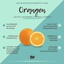 Gelöst natürlich von einem wissenschaftler vor. Orangen Tipps Nahrwerte Rezepte