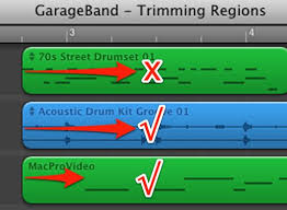 Transpose selected notes up one octave transpose selected notes down one octave print notation (must be visible in editor) adjusting master volume action raise master. Tipps Fa R Trimming Regionen In Garageband Ask Audio