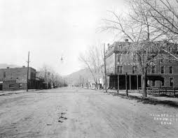 Canon City Colorado 1884 Looking East On Main Street Canon City Canon City Colorado Canyon City