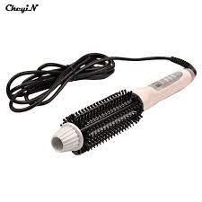 32mm Ceramica Modelador De Cabelo Anion Pente Escova De Cabelo De Ondulacao Lcd Straighting Alisador De Hair Curlers Hair Straightener And Curler Styling Tools