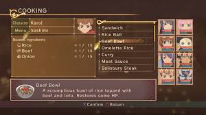 The game's environments are split into two types. Tales Of Vesperia Guide How To Get All Recipes Wonder Chef Locations Attack Of The Fanboy