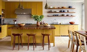 The furniture in the kitchen is not only about the kitchen cabinet and shelves. 34 Stylish Yellow Kitchen Ideas Designs Pictures