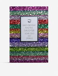 Happy birthday to the most beautiful lady i know. Counting Stars Beautiful Daughter Glitter Birthday Greetings Card 16cm X 11cm Selfridges Com