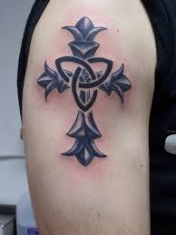 Original resolution is 321x450 px. 22 Beautiful Tribal Cross Tattoos Only Tribal
