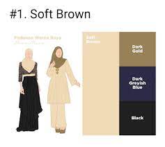 Bagaimana cara match/matching warna baju dan tudung? Tips Kombinasi Warna Tudung Dan Baju Erwanis Collection Facebook
