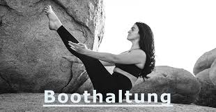 Steps to perform navasana the boat pose: Asana Navasana Yoga Boot Boothaltung Bauchmuskelubung
