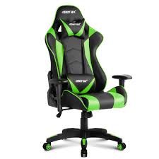 Merax Green Ergonomic High Back Racing Gaming Chair Pp190045aaf The Home Depot Gaming Chair Computer Chair Green Chair