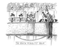 Death penalty, also called capital punishment, is when a government or state executes (kills) someone, usually but not always because they have committed a serious crime. The Death Penalty Box New Yorker Cartoon Premium Giclee Print Michael Crawford Art Com