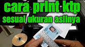 Mulai dari pekerja kantoran, mahasiswa, hingga operator warnet dan para pengusaha percetakan. Cara Print Ktp Banyak Dengan Word Youtube