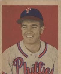 1949 BOWMAN #93 "BIG" ED STEVENS *SGC 92 (8.5)* *INTERNATIONAL LEAGUE HOF* 