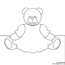 This adorable coloring sheet features two polar bear cubs playing while the mommy (or daddy) bear watches. Teddy Bear Printable Coloring Home