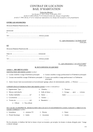 Il doit notamment y figurer la liste du mobilier de l'habitation mis à la disposition du locataire. Calameo Contrat De Location Bail D Habitation De Locaux Non Meubles
