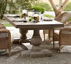 Scarlett Concrete Rectangular Dining Table Rustic Outdoor Furniture Outdoor Furniture Sale Pottery Barn Outdoor