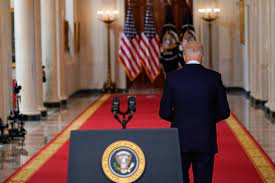 Biden skirts broken promise on afghan exit. Youk8 Bt9kdvvm