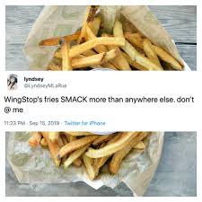 That led wendy's to quote kendrick lamar as a warning. Wingstop On Twitter Smash The If Our Fries Smack Wingstopwednesday Lyndseymlarue