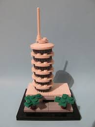 Microscale Capitol Records Building Lego Architecture Lego Building Capitol Records