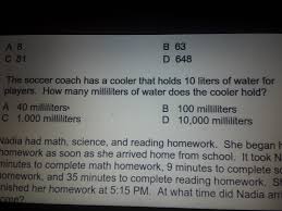 1 liter 4399384966 canadian cups. Answered The Soccer Coach Has A Cooler That Bartleby
