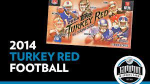 2014 Topps Turkey Red Football Box Break 1 Auto Football Box Football Sports Cards