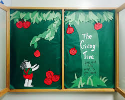 Resident Assistant Bulletin Board Based Off The Giving Tree By Shel Silverstein Ways To Giv The Giving Tree Elementary Bulletin Boards Bulletin Board Tree