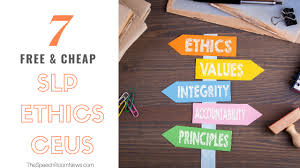 Maybe you would like to learn more about one of these? Free Cheap Ethics Ceus For Speech Language Pathologists Speech Room News