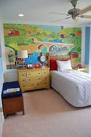 Secondary Bedroom Train Room Decor Boys Room Mural Toddler Rooms