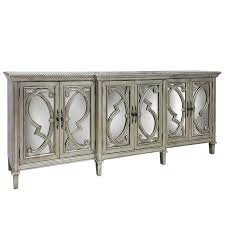 Southfield Mirrored Front 6 Door Accent Cabinet Mirror Cabinets Accent Doors Mirror Door