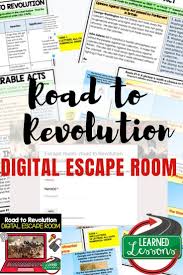 Road To Revolution Digital Escape Room Road To Revolution