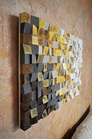 40 Amazing Wooden Wall Art Ideas To Beautify Your Home Decor Topdesignideas Reclaimed Wood Art Geometric Wall Art Wood Wall Art