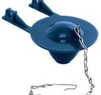 Blue EZ-Flo Toilet Replacement Flapper with Stainless Steel Chain Pro  Corrosion Resistant PVC