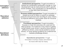 Check spelling or type a new query. Towards A Theory Of Frugal Innovation Part Ii Frugal Innovation