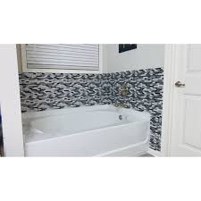 Beautifying kitchen backsplashes, countertops and tub/shower walls with new tile is quick, easy and clean with musselbound. Art3d 12 X12 Peel And Stick Tiles Kitchen Backsplash Tile Mist Grey Overstock 31455843