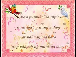 See more of ang pipit: Ang Pipit Mabuhay Singers Chords Chordify