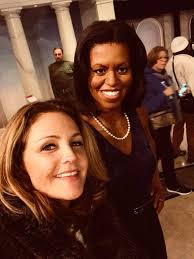 Whoa! Pictures with some very well -known characters today. Kids are off  from school. Me too!!