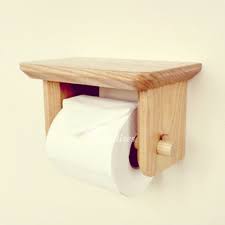 Creative toilet paper holder ideas which enhance the look. Wood Toilet Paper Holder Wall Mount With Shelf Natural