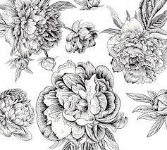 If you believe consequently, i'l d demonstrate some picture once more below abstract black and white watercolor floral seamless pattern flowers, twigs, leaves, buds. Black White Flowers Wall Decal Pottery Barn