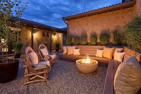 Courtyard With Firepit Google Search Patio Design Outdoor Comfort Modern Backyard Design
