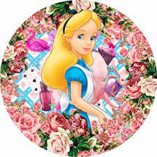 Painel Festa Redondo Alice No Pais 3, 3d 1,50 Diam no Elo7 | Loja Pierrot  Fantasias (192FB8A)