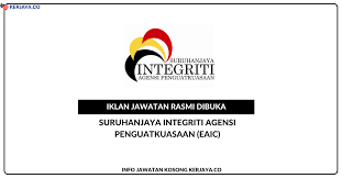 Job vacancies at suruhanjaya integriti agensi penguatkuasaan (eaic). Suruhanjaya Integriti Agensi Penguatkuasaan Eaic Kerja Kosong Kerajaan