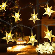 4.6 out of 5 stars with 28 ratings. Amazon Com Samyoung 50 Led Star String Lights Outdoor Twinkle Star Lights Battery Operated Waterproof 17 Ft For Party Wedding Christmas New Year Garden Decoration Warm White Home Improvement