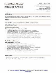 Don't worry if you don't have all the skills just yet. Social Media Manager Resume Samples Qwikresume