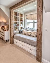 Farmhouse Is My Style On Instagram Amazing Window Seat Bed The Perfect Place To Cozy Up On A Crisp Fall Day Design In 2020 Window Seat Design Home Window Benches
