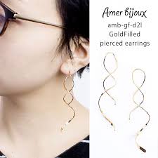 ゴールドフィルド kgf フープ ミニ ピアス amer bijoux ピアス イヤリング 手作りピアス