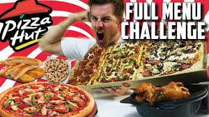 supercharged pizza hut menu challenge