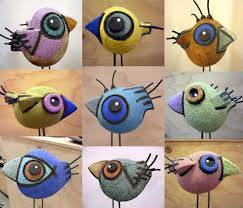 Tienda Taller Estudio Artesania Ceramica Joyeria Workshops Cursos Co Working Diseno Zaragoza Hand Built Pottery Whimsical Art Clay Birds