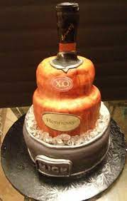 Hennessy Xo Bottle Cake 4 Layer Bottle Cake 2 Layer Bucket Cake Ice Candy Liquor Bottle Cake Cupcake Cakes Order Cake