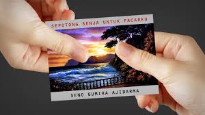 Temukan beragam novel terbaik lainnya dengan harga termurah. Sepotong Senja Untuk Pacarku Cerpen Seno Gumira Ajidarma Puisi Normantis