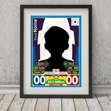 Superstar football digital image create your own superstar football digital image. Match Attax Fully Customised Poster Football Gifts Football Posters Personalised Football Prints Full Squad Prints